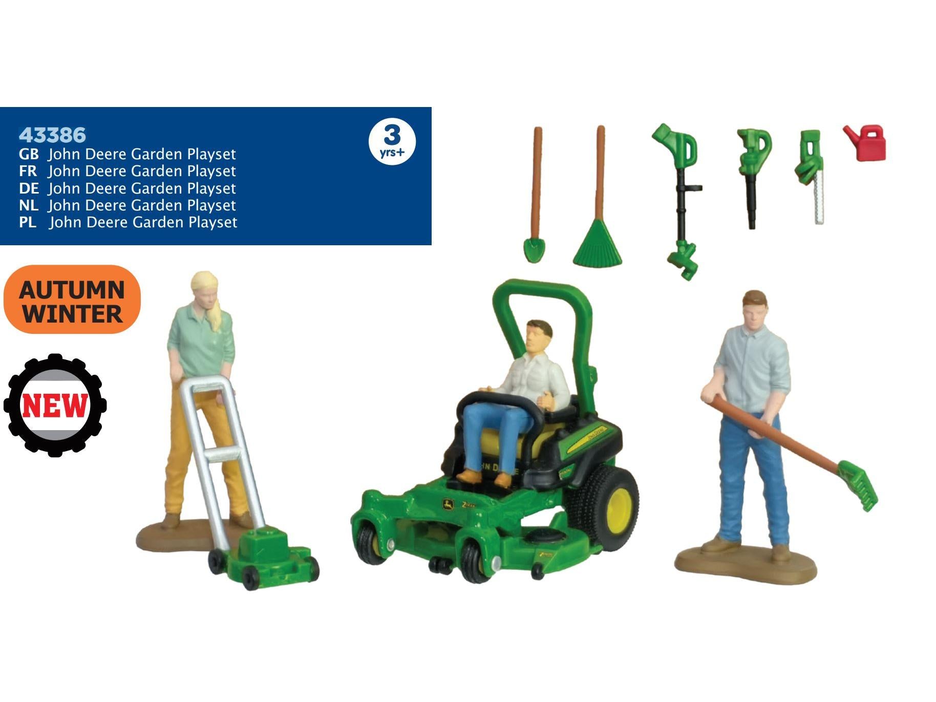 John Deere Garden Playset 1:32 Scale Britains-Britains-Diecast Model Centre