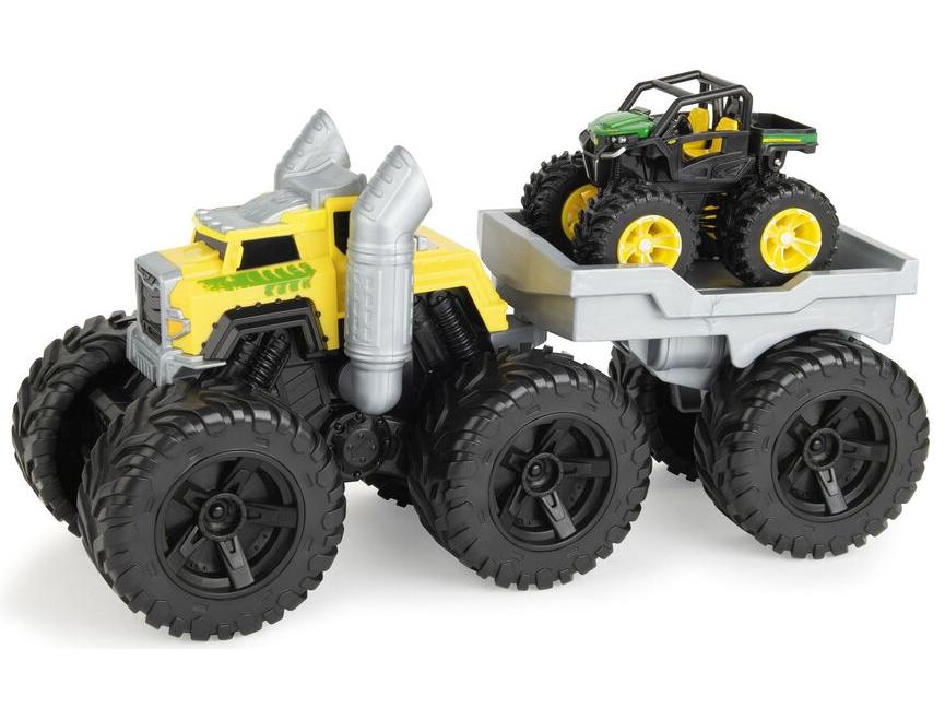 John Deere Monster Treads Roaring Rev Up Hauler - Britains (Young Farmer)