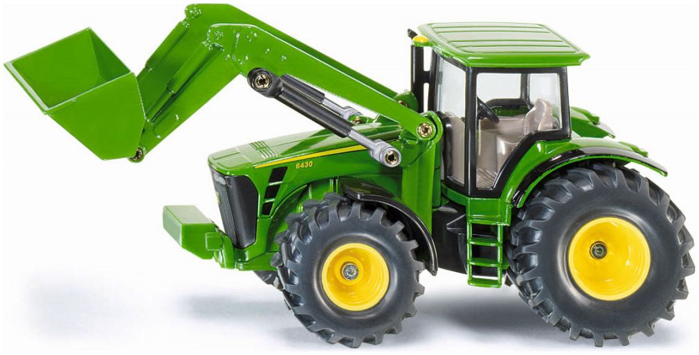 John Deere Tractor W/Front Loader 1:50 Scale Siku-Siku-Diecast Model Centre