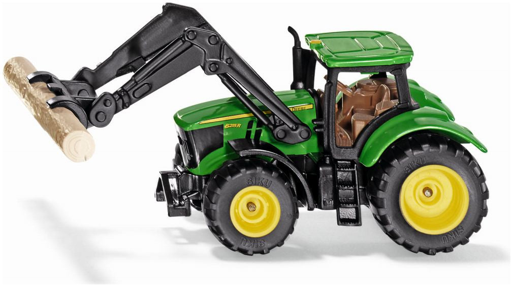 John Deere Tractor W/Log Grabber 1:87 Scale Siku-Siku-Diecast Model Centre