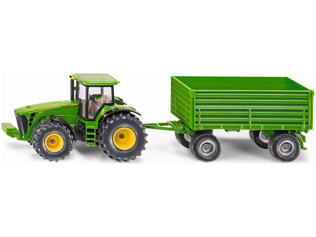 John Deere Tractor With Trailer 1:50 Scale Siku-Siku-Diecast Model Centre