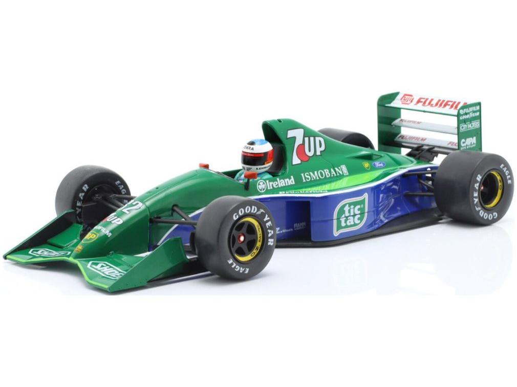 Jordan J191 M. Schumacher #32 1st GP Belgium GP F1 1991 **Collectors box** 1:18 Scale Werk83 Diecast Model Car-Werk83-Diecast Model Centre