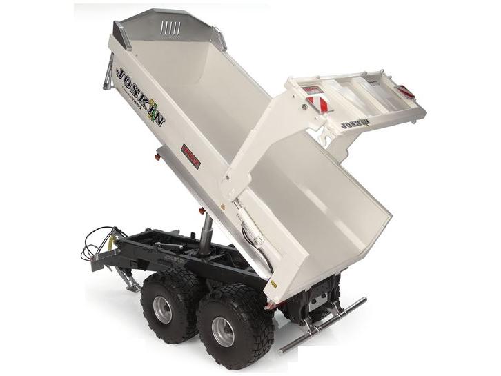 Joskin Trans-KTP 22/50 Trailer White Version 1:32 Scale Universal Hobbies Diecast Model-Universal Hobbies-Diecast Model Centre
