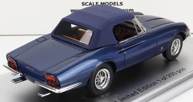 Ferrari 365 California Spider Blue Top Up 1966 1:43 Scale Kess Resin Model
