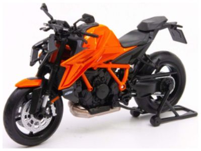KTM 1390 Super Duke R Orange 1:12 Scale Welly Diecast Model Motorcycle-Welly-Diecast Model Centre