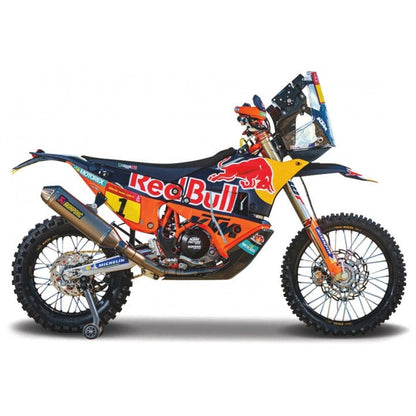 KTM 450 Rally Factory Edition Winner Dakar Rally 2019 Toby Price - 1:18 Scale Diecast Model Motorcycle-Bburago-Diecast Model Centre