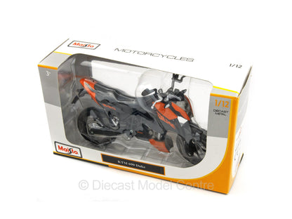 KTM 690 Duke Orange 1:12 Scale Maisto Diecast Model-Maisto-Diecast Model Centre