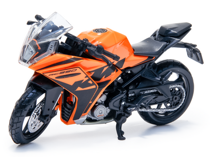KTM RC 390 orange 1:18 Scale Motorcycle Model