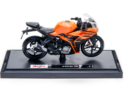 KTM RC 390 orange 1:18 Scale Motorcycle Model