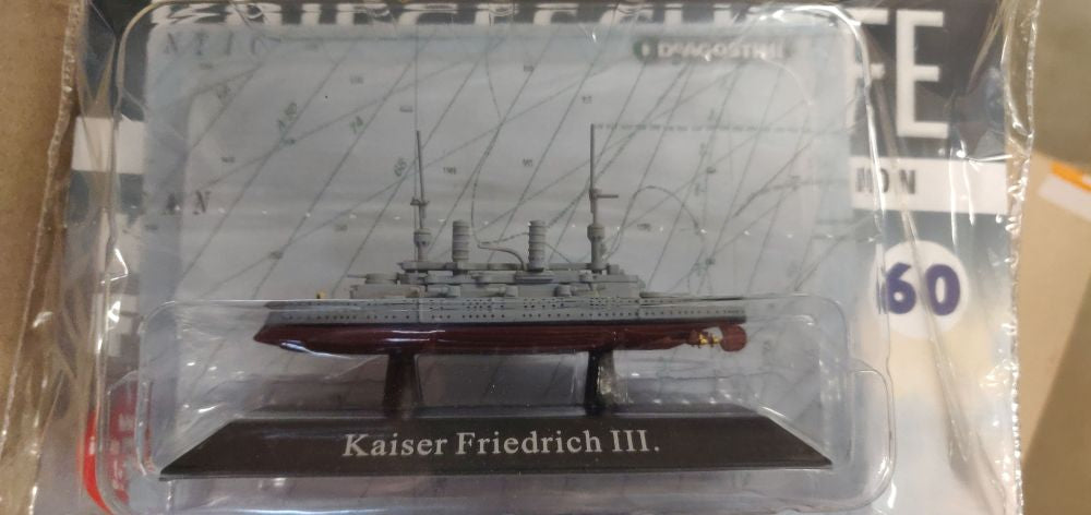 Kaiser Friedrich III 1:1250 Scale Unbranded Diecast Model-Unbranded-Diecast Model Centre