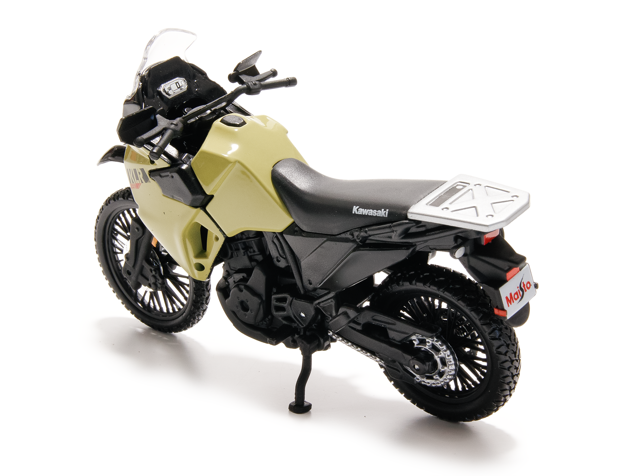 Kawasaki KLR 650 2021 brown 1:18 Scale Motorcycle Model