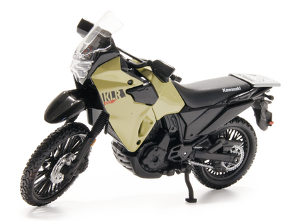 Kawasaki KLR 650 2021 brown 1:18 Scale Motorcycle Model