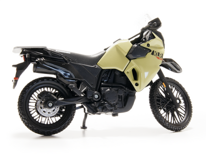 Kawasaki KLR 650 2021 brown 1:18 Scale Motorcycle Model