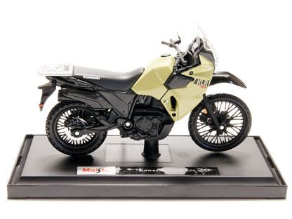 Kawasaki KLR 650 2021 brown 1:18 Scale Motorcycle Model