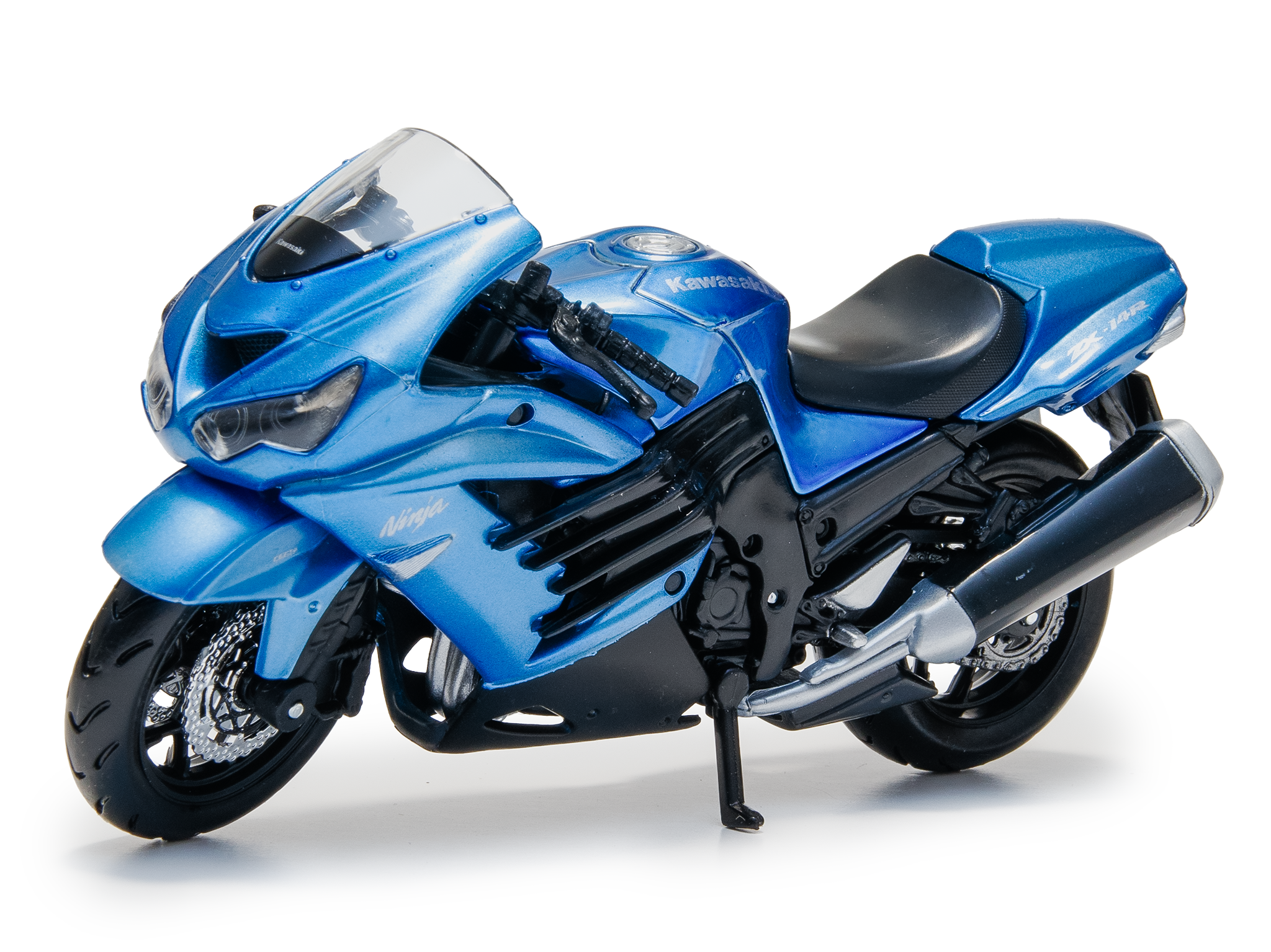 Kawasaki Ninja ZX-14R blue - 1:18 Scale Diecast Model Motorcycle-Maisto-Diecast Model Centre