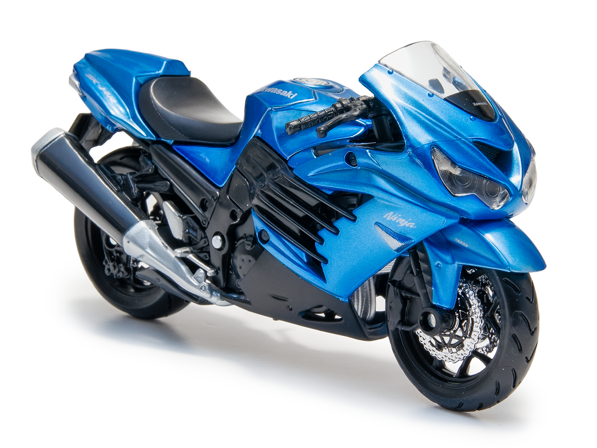 Kawasaki Ninja ZX-14R blue - 1:18 Scale Diecast Model Motorcycle-Maisto-Diecast Model Centre