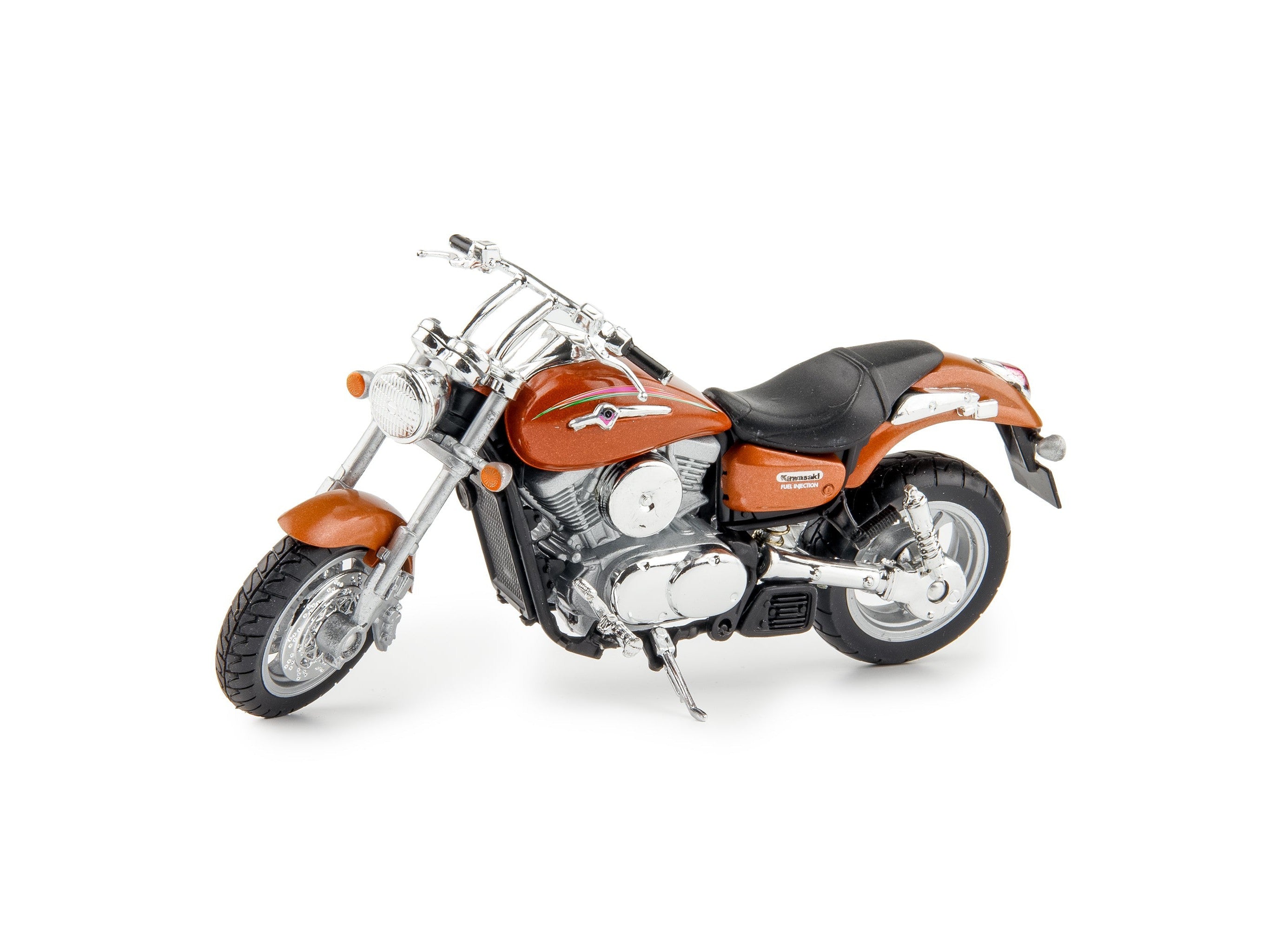 Kawasaki Vulcan 1500 Mean Streak 2002 bronze - 1:18 Scale Model Motorcycle-Welly-Diecast Model Centre