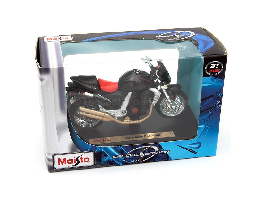 Kawasaki Z1000 black - 1:18 Scale Diecast Model Motorcycle-Maisto-Diecast Model Centre