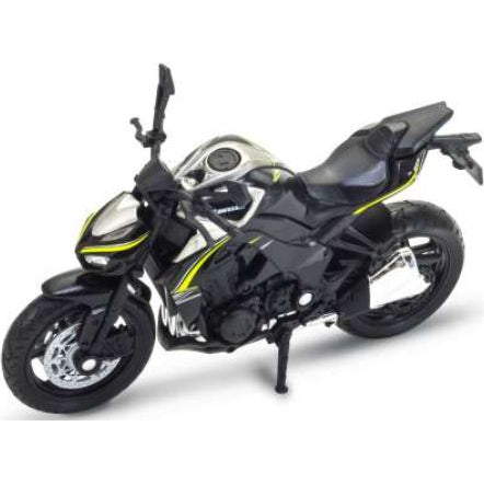 Kawasaki Z1000R 2017 black - 1:18 Scale Diecast Model Motorcycle-Welly-Diecast Model Centre