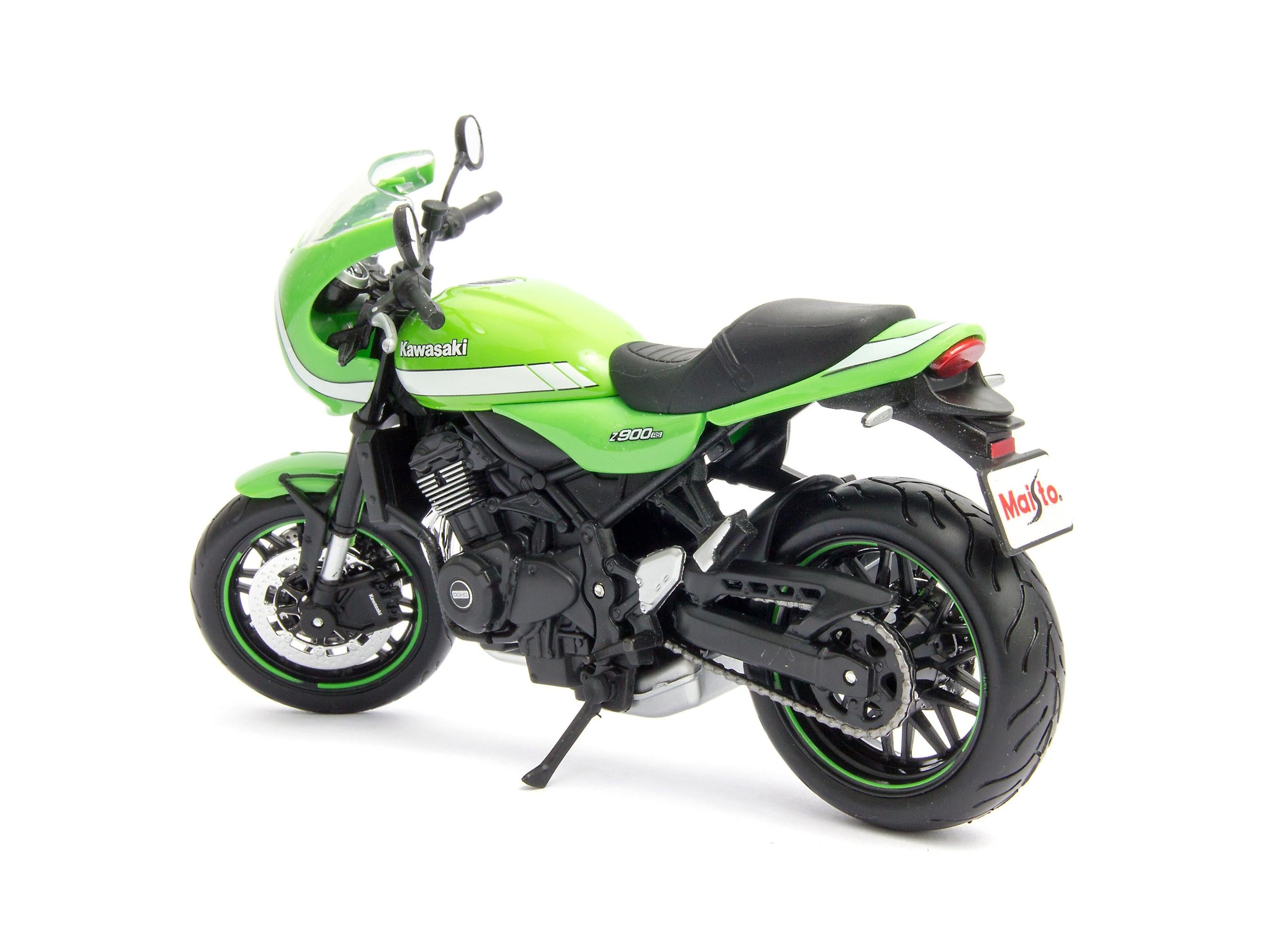 Kawasaki Z900RS Cafe Green/White 1:12 Scale Maisto Diecast Model Motorcycle-Maisto-Diecast Model Centre