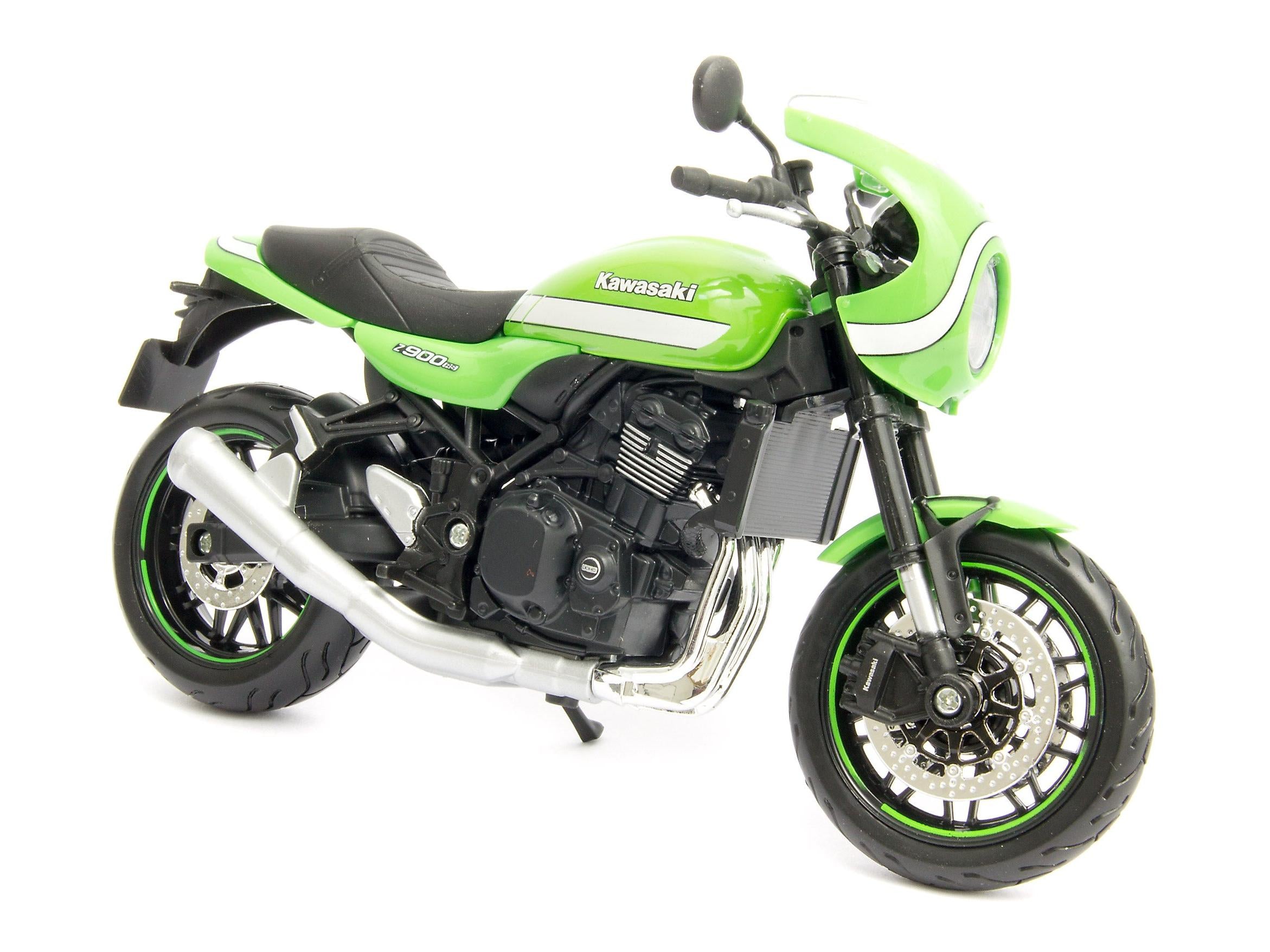 Kawasaki Z900RS Cafe Green/White 1:12 Scale Maisto Diecast Model Motorcycle-Maisto-Diecast Model Centre