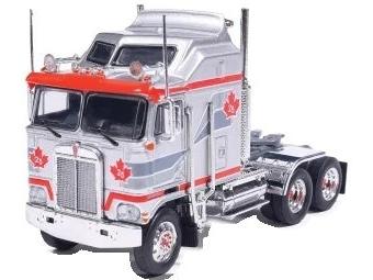Kenworth K100 Aerodyne Grey 1976 Canada 25 1:64 Scale Diecast Truck – IXO-IXO-Diecast Model Centre