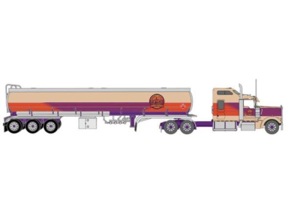 Kenworth W900 1976 Cowboy State 1:64 Scale IXO Diecast Model Truck-IXO-Diecast Model Centre