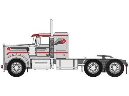 Kenworth W900 Grey 1976 Canada 25 1:64 Scale Diecast Truck – IXO-IXO-Diecast Model Centre