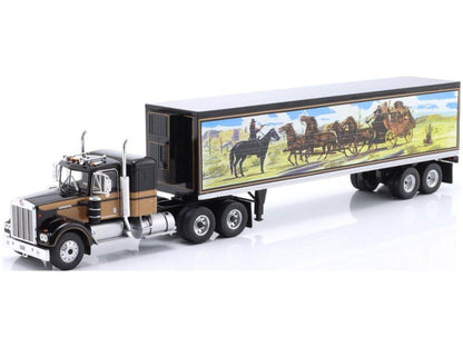 Kenworth W925 Semi-Trailer Truck Smokey and The Bandit 1977 1:43 Scale Diecast Truck – IXO-IXO-Diecast Model Centre