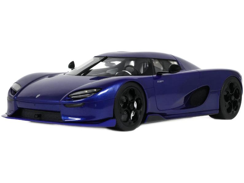 Koenigsegg CC850 Blue 2025 1:18 Scale Resin Car – GT Spirit-GT Spirit-Diecast Model Centre