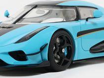 Koenigsegg Regera 2018 Baby Blue 1:18 Scale GT Spirit Resin Model Car-GT Spirit-Diecast Model Centre