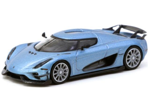 Koenigsegg Regera Coupe Light Blue Metallic 1:64 Scale Tarmac Works Diecast Model-Tarmac Works-Diecast Model Centre