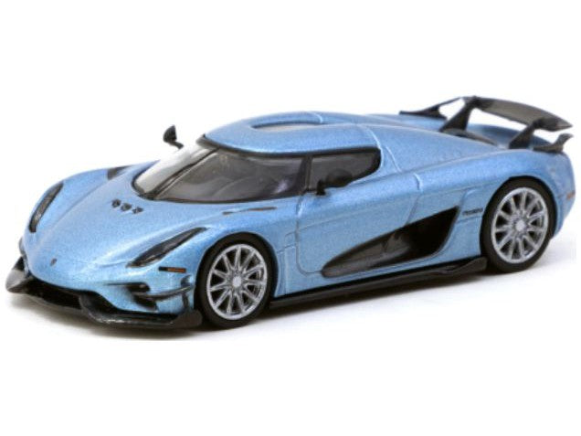 Koenigsegg Regera Coupe light blue metallic - 1:64 Scale Model Car-Tarmac Works-Diecast Model Centre