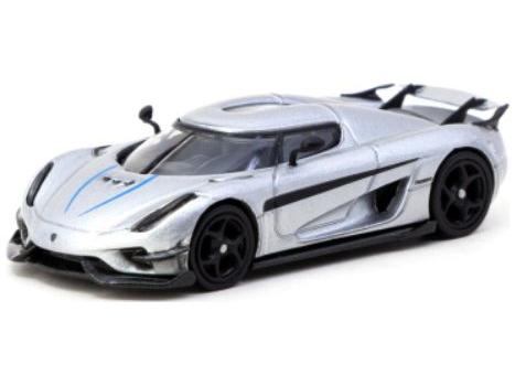 Koenigsegg Regera Silver 1:64 Scale Diecast Car – Tarmac Works-Tarmac Works-Diecast Model Centre
