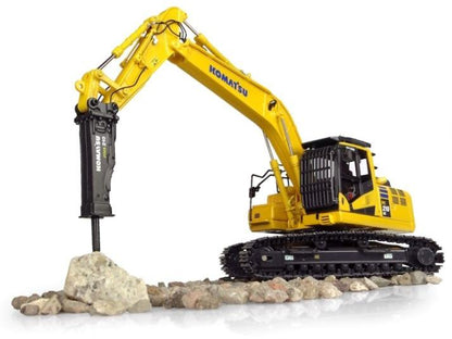 Komatsu PC210LC-11 Hydraulic Excavator with Hammer Drill 1:50 Scale Universal Hobbies Diecast Model-Universal Hobbies-Diecast Model Centre