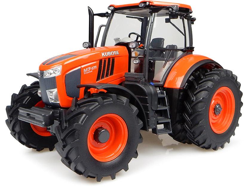 Kubota M7-171 Tractor (North American Verison) w/Dual Rear Wheels 1:32 Scale Universal Hobbies Diecast Model-Universal Hobbies-Diecast Model Centre