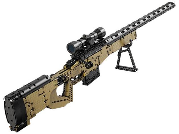 L96A1 Sniper Rifle Brick Model Gun (979 pcs) Cada Kit-Cada-Diecast Model Centre