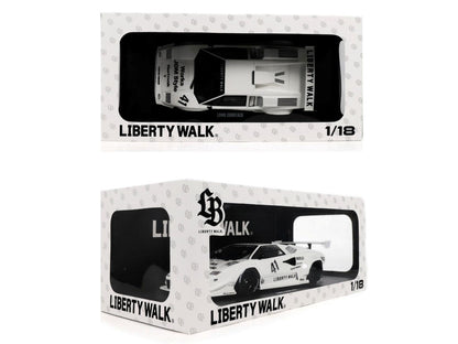 LB-Works Countach White 2023 (Z356-WH) 1:18 Scale Resin Car – GT Spirit-GT Spirit-Diecast Model Centre
