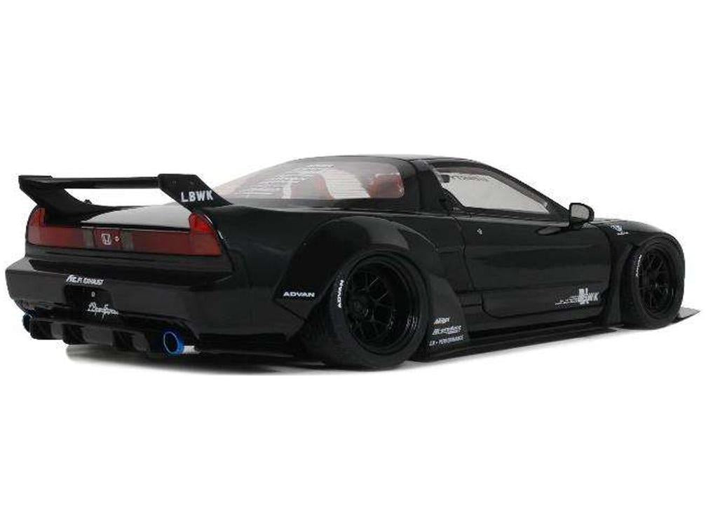 サスケ1/18 ホンダ NSX (NA1) LB Works LB-Works Honda NSX (NA1) Negro 2020 Coche a Escala 1:18 de Resina