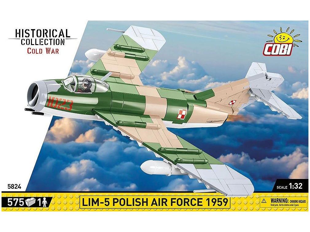 LIM-5 Polish Air Force Cold War (575 pcs) Cobi Brick Build Kit-Cobi-Diecast Model Centre