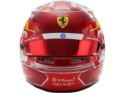 Charles Leclerc F1 Abu Dhabi GP 2024 Helmet 1:5 Scale Resin Replica – Looksmart