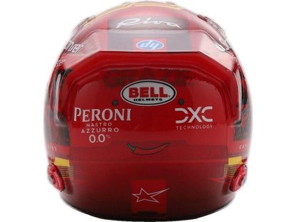 Carlos Sainz F1 Abu Dhabi GP 2024 Helmet 1:5 Scale Resin Replica – Looksmart