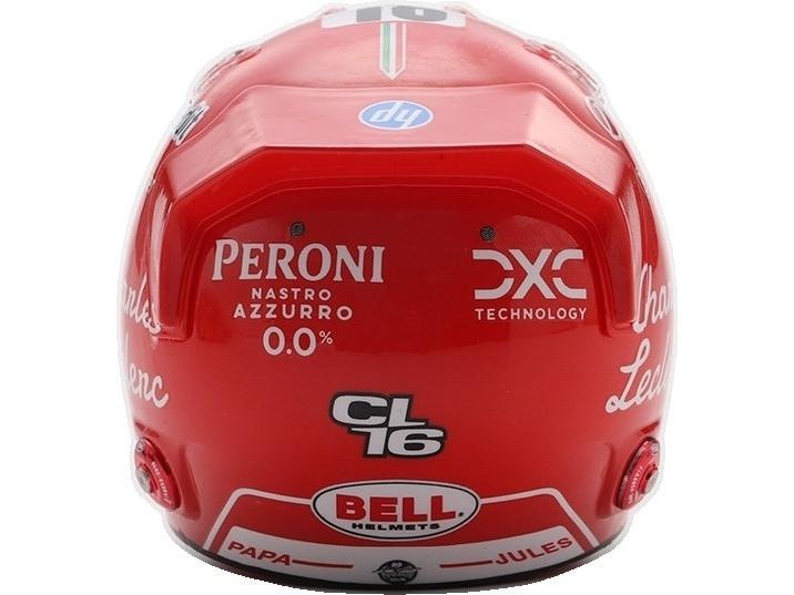Charles Leclerc F1 Italian GP 2025 Helmet 1:5 Scale Resin Replica – Looksmart