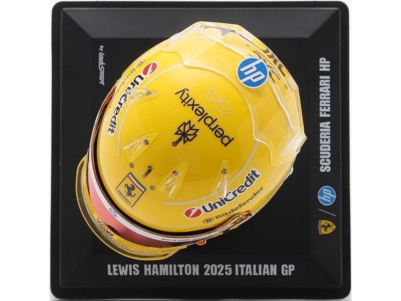 Lewis Hamilton F1 Italian GP 2025 Helmet 1:5 Scale Resin Replica – Looksmart