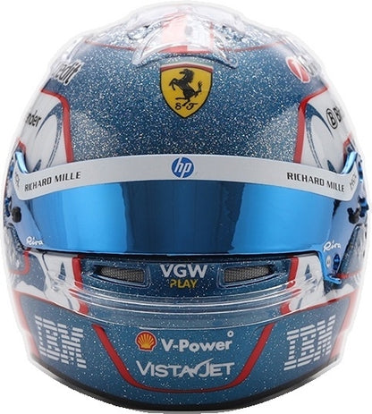 Charles Leclerc F1 Singapore GP 2025 Helmet 1:5 Scale Resin Replica – Looksmart