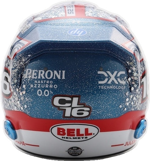 Charles Leclerc F1 Singapore GP 2025 Helmet 1:5 Scale Resin Replica – Looksmart