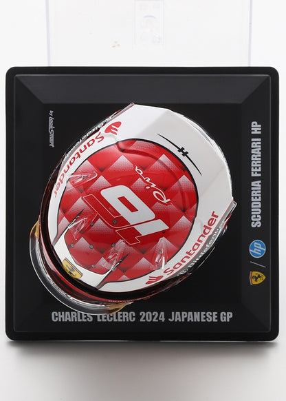 Charles Leclerc F1 Japanese GP 2024 Tribute to Jules Bianchi Helmet 1:5 Scale Resin Replica – Looksmart