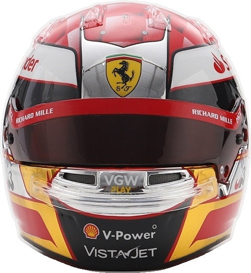Charles Leclerc F1 Japanese GP 2024 Tribute to Jules Bianchi Helmet 1:5 Scale Resin Replica – Looksmart