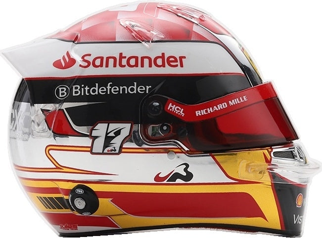 Charles Leclerc F1 Japanese GP 2024 Tribute to Jules Bianchi Helmet 1:5 Scale Resin Replica – Looksmart
