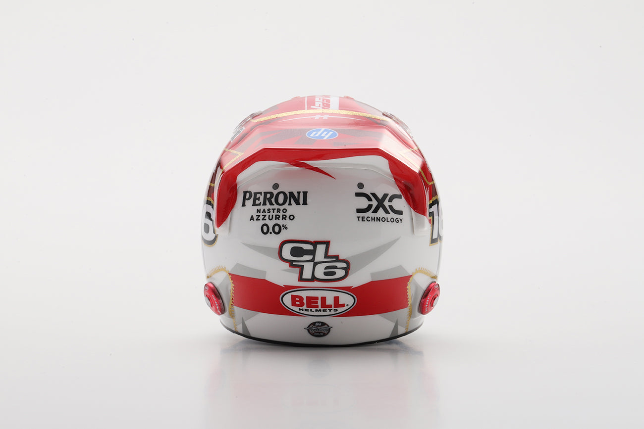 Charles Leclerc F1 Las Vegas GP 2025 Helmet 1:5 Scale Resin Replica – Looksmart